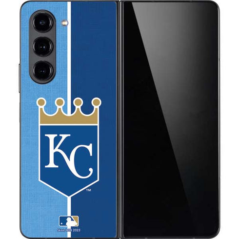 MLB Kansas City Royals Split Galaxy Z Fold5 5G Skin